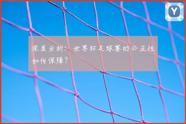 深度分析:世界杯足球赛的公正性如何保障?